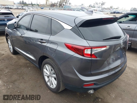 2019 Acura RDX with VIN 5J8TC1H39KL000073, listed as a IAAI auction lot 42184792 with 55,524 mi miles and . Bid and sale history available at DreamBid. Image 3.
