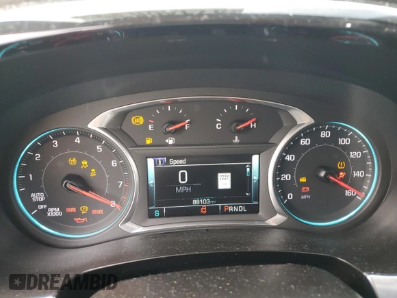 2019 Chevrolet Traverse LT Leather with VIN 1GNEVHKW5KJ297715, listed as a Copart auction lot 47140635 with 88,103 mi miles and Salvage Title. Bid and sale history available at carsss.com. Image 9.
