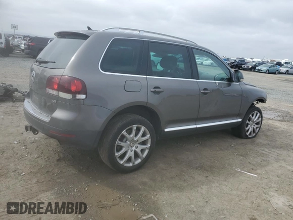 2010 Volkswagen Touareg VR6 with VIN WVGBF7A98AD002467, listed as a Copart auction lot 49431605 with Not Provided miles and Salvage Title. Bid and sale history available at DreamBid. Image 3.
