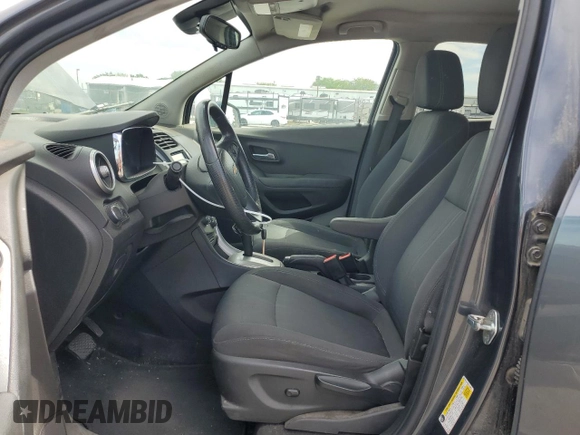 2016 Chevrolet Trax LT with VIN 3GNCJLSB6GL158955, listed as a Copart auction lot 52743815 with 125,487 mi miles and Clean Title. Bid and sale history available at DreamBid. Image 7.