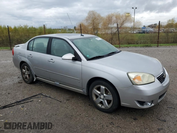 2006 Chevrolet Malibu LTZ with VIN 1G1ZU53856F184487, listed as a Copart auction lot 78681674 with 188,537 mi miles and Salvage Title. Bid and sale history available at DreamBid. Image 4.
