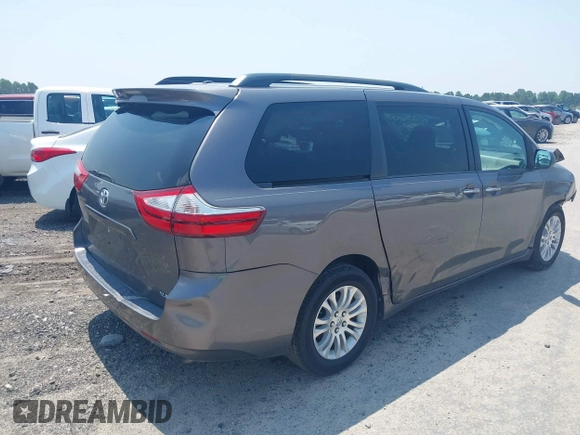 2017 Toyota Sienna XLE Auto Access Seat z VIN 5TDYZ3DC2HS850817, wystawiony jako IAAI lot #42564078 z przebiegiem 190 069 mil mil oraz . Historia ofert i sprzedaży dostępna na DreamBid. Obrazek 4.