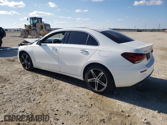 2022 Mercedes-Benz A 220 with VIN W1K3G4EB1NJ367250, listed as a Copart auction lot 42038325 with 54,510 mi miles and Salvage Title. Bid and sale history available at DreamBid. Image 2.