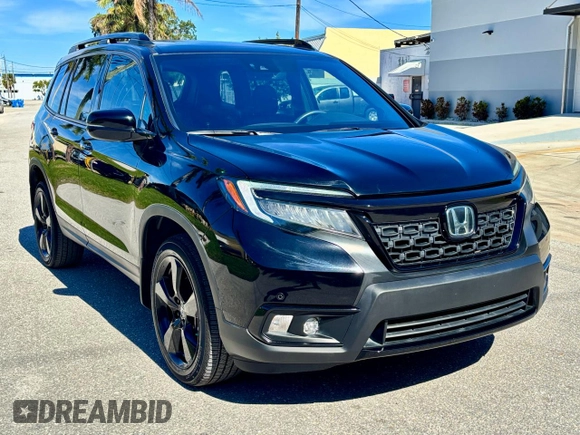 2021 Honda Passport Elite with VIN 5FNYF8H01MB013559, listed as a Copart auction lot 53684375 with 37,300 mi miles and Clean Title. Bid and sale history available at carsss.com. Image 1.