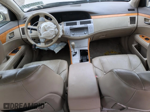 2006 Toyota Avalon XL z VIN 4T1BK36B26U138553, wystawiony jako Copart lot #53502645 z przebiegiem Nie podano mil oraz Szkoda całkowita • Salvage title. Historia ofert i sprzedaży dostępna na DreamBid. Obrazek 8.