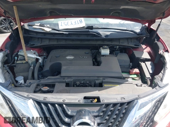 2016 Nissan Murano SL z VIN 5N1AZ2MH9GN169500, wystawiony jako IAAI lot #42013007 z przebiegiem 80 902 mil mil oraz . Historia ofert i sprzedaży dostępna na DreamBid. Obrazek 10.