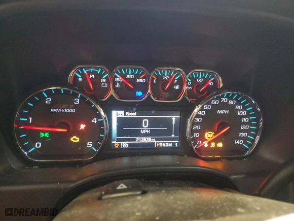 2015 Chevrolet Silverado 2500HD LT with VIN 1GC1KVE86FF106050, listed as a Copart auction lot 47421645 with 213,636 mi miles and Non Repairable. Bid and sale history available at carsss.com. Image 9.