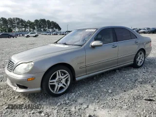 2005 Mercedes-Benz S 55 AMG with VIN WDBNG74J15A455422, listed as a Copart auction lot 54791415 with 144,796 mi miles and Clean Title. Bid and sale history available at DreamBid. Image 1.