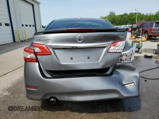 2015 Nissan Sentra SR with VIN 3N1AB7APXFY219407, listed as a Copart auction lot 53062035 with 111,671 mi miles and Salvage Title. Bid and sale history available at DreamBid. Image 6.