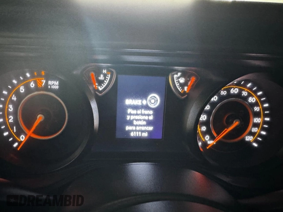 2024 Jeep Gladiator Sport S with VIN 1C6HJTAG2RL132886, listed as a Copart auction lot 63946735 with 6,111 mi miles and Clean title. Bid and sale history available at DreamBid. Image 8.