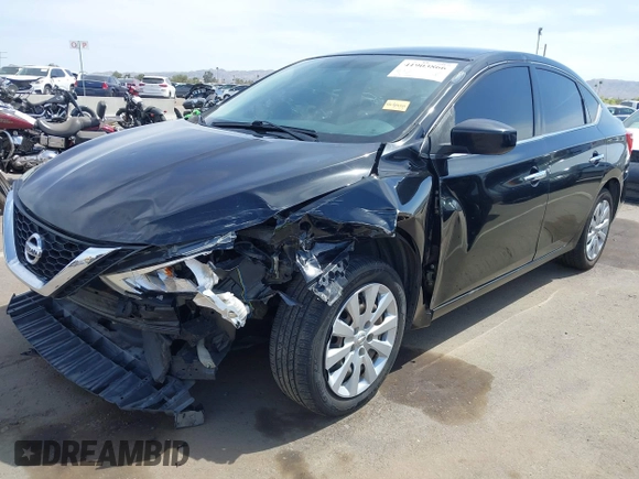 2017 Nissan Sentra S with VIN 3N1AB7AP8HY291502, listed as a IAAI auction lot 41903866 with 112,415 mi miles. Bid and sale history available at carsss.com. Image 6.