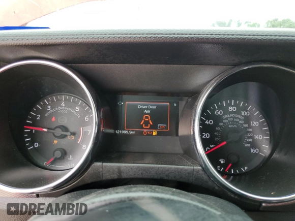 2016 Ford Mustang GT with VIN 1FA6P8CF6G5273046, listed as a Copart auction lot 52904165 with 121,095 mi miles and Salvage Title. Bid and sale history available at DreamBid. Image 9.