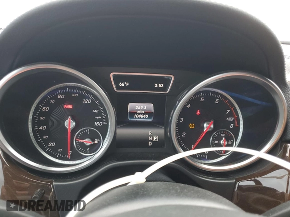 2017 Mercedes-Benz GLS 450 with VIN 4JGDF6EE1HA758356, listed as a Copart auction lot 55816615 with 104,840 mi miles and Salvage title. Bid and sale history available at DreamBid. Image 9.