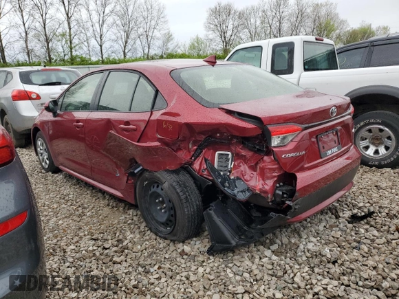 2022 Toyota Corolla LE with VIN JTDEPMAE3NJ197220, listed as a Copart auction lot 51528805 with 23,889 mi miles and Salvage Title. Bid and sale history available at carsss.com. Image 2.
