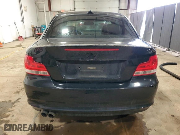 2013 BMW 1 Series 128i with VIN WBAUP9C56DVS95037, listed as a Copart auction lot 46103005 with 135,625 mi miles and Salvage title. Bid and sale history available at DreamBid. Image 6.