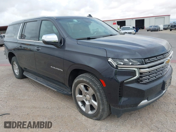 2023 Chevrolet Suburban Premier z VIN 1GNSKFKD2PR266705, wystawiony jako IAAI lot #42578313 z przebiegiem Nie podano mil oraz . Historia ofert i sprzedaży dostępna na DreamBid. Obrazek 1.