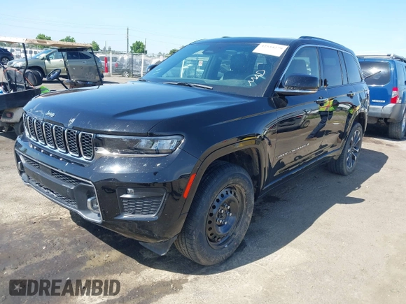 2022 Jeep Grand Cherokee Overland with VIN 1C4RJHDG1N8623744, listed as a IAAI auction lot 42554279 with 27,762 mi miles and . Bid and sale history available at DreamBid. Image 17.