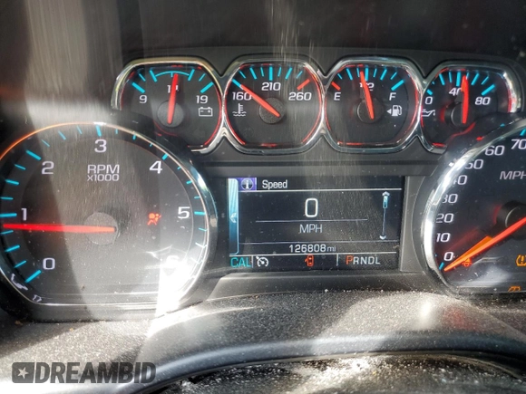 2018 Chevrolet Silverado 1500 LT with VIN 1GCVKREC1JZ170243, listed as a Copart auction lot 54705835 with 126,808 mi miles and Salvage Title. Bid and sale history available at DreamBid. Image 9.