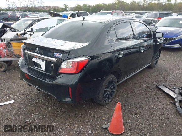 2023 Mitsubishi Mirage ES with VIN ML32FUFJ3PHF01738, listed as a IAAI auction lot 40819626 with 30,389 mi miles and . Bid and sale history available at DreamBid. Image 4.