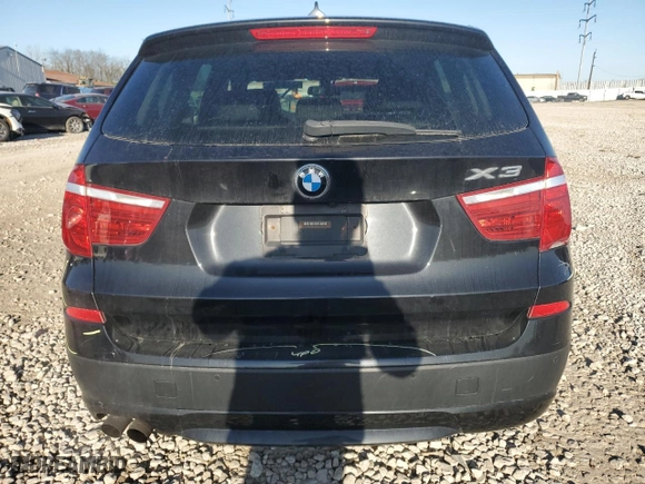 2011 BMW X3 28i with VIN 5UXWX5C53BL709810, listed as a Copart auction lot 50777995 with 201,871 mi miles and Salvage Title. Bid and sale history available at carsss.com. Image 6.