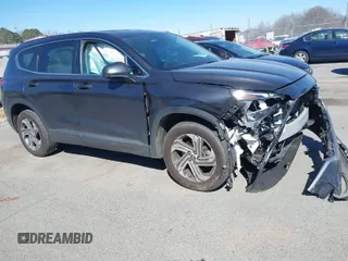 2021 Hyundai Santa Fe SE with VIN 5NMS14AJ2MH337652, listed as a IAAI auction lot 41628963 with 42,100 mi miles. Bid and sale history available at carsss.com. Image 1.