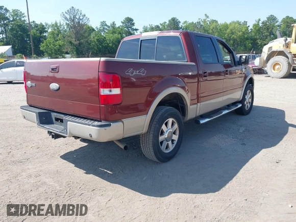 2007 Ford F-150 XLT with VIN 1FTPW14V67KC57154, listed as a IAAI auction lot 42596067 with 145,222 mi miles and . Bid and sale history available at DreamBid. Image 4.