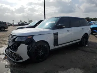 2021 Land Rover Range Rover Autobiography with VIN SALGV5SE1MA448455, listed as a Copart auction lot 59468815 with 93,542 mi miles and Salvage title. Bid and sale history available at DreamBid. Image 1.