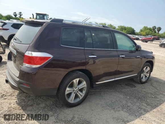 2012 Toyota Highlander Limited with VIN 5TDDK3EH9CS142991, listed as a Copart auction lot 51248045 with 0 mi miles and Salvage Title. Bid and sale history available at carsss.com. Image 3.
