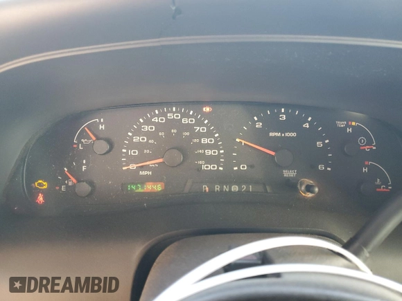 2005 Ford Excursion Special Serv with VIN 1FMNU40L65EB83177, listed as a Copart auction lot 86405534 with 147,144 mi miles and Salvage title. Bid and sale history available at DreamBid. Image 9.