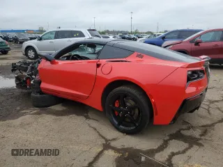 2014 Chevrolet Corvette Z51 3LT with VIN 1G1YM2D73E5104401, listed as a Copart auction lot 56961405 with 56,759 mi miles and Clean title. Bid and sale history available at DreamBid. Image 2.