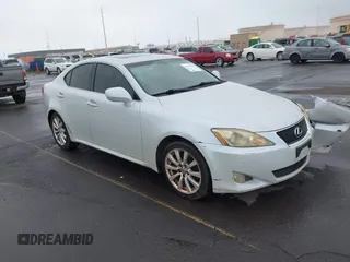 2006 Lexus IS 250 with VIN JTHBK262365019403, listed as a IAAI auction lot 41593985 with 111,038 mi miles and . Bid and sale history available at DreamBid. Image 1.