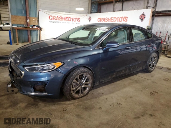 2019 Ford Fusion SEL with VIN 3FA6P0CD2KR222892, listed as a Copart auction lot 51310505 with 60,062 mi miles and Salvage Title. Bid and sale history available at carsss.com. Image 1.