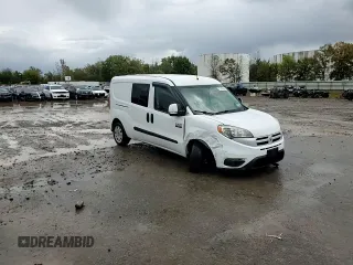 2017 Ram ProMaster City Cargo Tradesman SLT with VIN ZFBERFBBXH6D83800, listed as a Copart auction lot 75333564 with 107,509 mi miles and Salvage Title. Bid and sale history available at DreamBid. Image 14.
