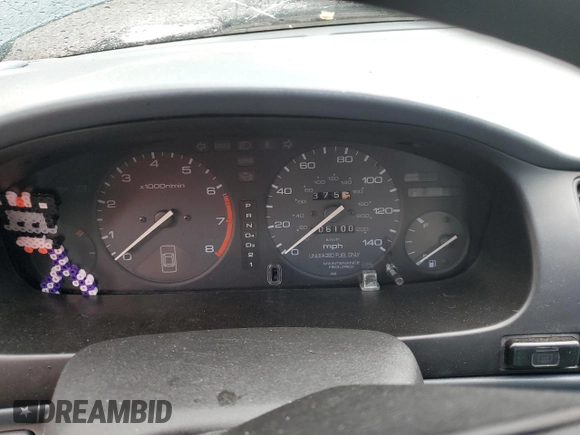 1997 Honda Accord EX with VIN 1HGCD5656VA204693, listed as a Copart auction lot 76399274 with 375,061 mi miles and Salvage Title. Bid and sale history available at DreamBid. Image 9.