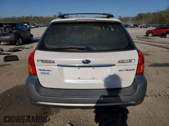 2005 Subaru Legacy Outback with VIN 4S4BP61C757379475, listed as a Copart auction lot 53876125 with Not provided miles and Salvage title. Bid and sale history available at DreamBid. Image 6.