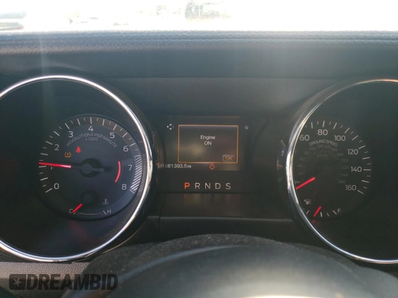2017 Ford Mustang V6 with VIN 1FA6P8AM5H5236489, listed as a Copart auction lot 47352365 with 61,393 mi miles and Salvage title. Bid and sale history available at DreamBid. Image 9.