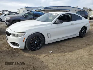2015 BMW 4 Series 428i with VIN WBA3N7C50FK222207, listed as a Copart auction lot 41416725 with 87,747 mi miles and Salvage Title. Bid and sale history available at carsss.com. Image 1.