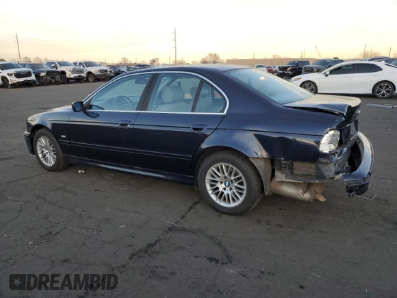 2003 BMW 5 Series 530iA with VIN WBADT63403CK39283, listed as a Copart auction lot 84960944 with 109,161 mi miles and Salvage Title. Bid and sale history available at carsss.com. Image 2.