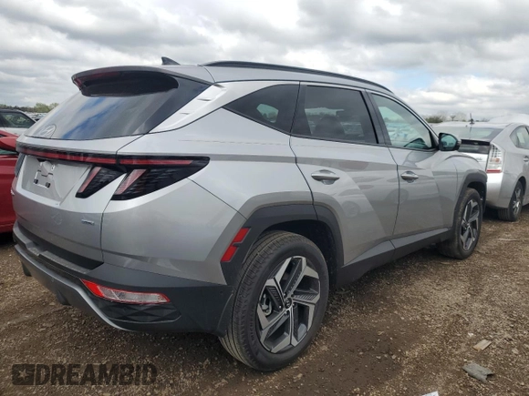 2024 Hyundai Tucson Limited z VIN 5NMJECDE8RH309659, wystawiony jako Copart lot #55489055 z przebiegiem 3 058 mil mil oraz Szkoda całkowita • Salvage title. Historia ofert i sprzedaży dostępna na DreamBid. Obrazek 3.