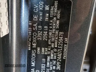 2020 Kia Forte LXS with VIN 3KPF24AD7LE259478, listed as a Copart auction lot 49105465 with 86,830 mi miles and Salvage Title. Bid and sale history available at carsss.com. Image 13.