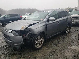 2014 Mitsubishi Outlander GT z VIN JA4JZ4AX2EZ009731, wystawiony jako Copart lot #38760334 z przebiegiem 167 645 mil mil oraz Szkoda całkowita • Salvage title. Historia ofert i sprzedaży dostępna na DreamBid. Obrazek 1.
