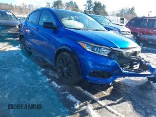 2022 Honda HR-V Sport with VIN 3CZRU6H1XNM774203, listed as a IAAI auction lot 41563639 with 25,263 mi miles. Bid and sale history available at carsss.com. Image 1.