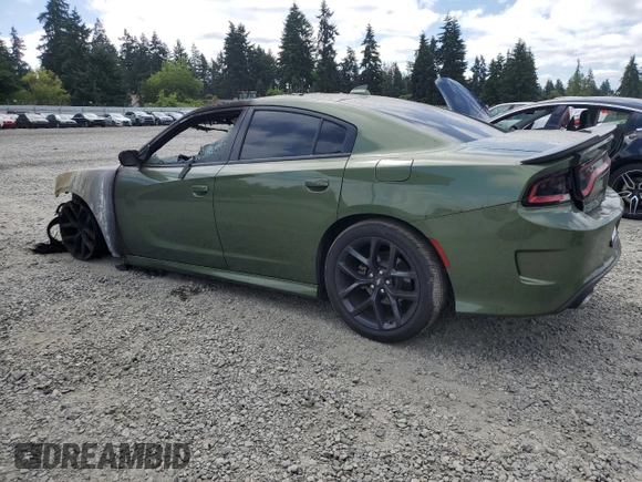 2021 Dodge Charger R/T with VIN 2C3CDXCT6MH553452, listed as a Copart auction lot 63240035 with Not provided miles and Salvage title. Bid and sale history available at DreamBid. Image 2.