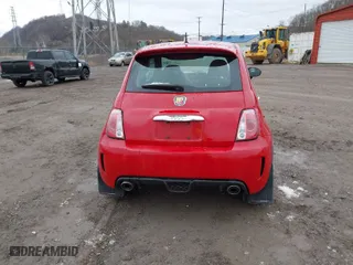 2015 FIAT 500 Abarth with VIN 3C3CFFFH7FT607881, listed as a IAAI auction lot 41738612 with 69,061 mi miles. Bid and sale history available at carsss.com. Image 16.