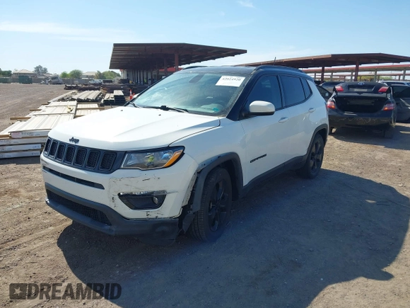 2018 Jeep Compass Latitude with VIN 3C4NJCBB3JT462141, listed as a IAAI auction lot 42024920 with 84,988 mi miles and . Bid and sale history available at DreamBid. Image 6.