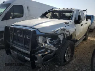 2023 Ram 2500 Tradesman with VIN 3C6UR5CL7PG590298, listed as a Copart auction lot 89327315 with 53,826 mi miles and Salvage Title. Bid and sale history available at carsss.com. Image 1.