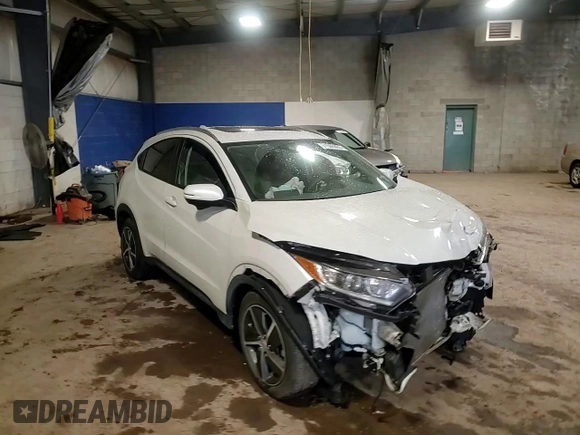 2021 Honda HR-V EX with VIN 3CZRU6H51MM719978, listed as a Copart auction lot 51500865 with 0 mi miles and Salvage Title. Bid and sale history available at carsss.com. Image 15.