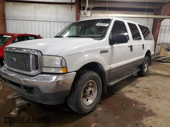 2004 Ford Excursion XLT with VIN 1FMNU41S94EB68872, listed as a Copart auction lot 85883684 with 313,211 mi miles and Clean Title. Bid and sale history available at DreamBid. Image 1.