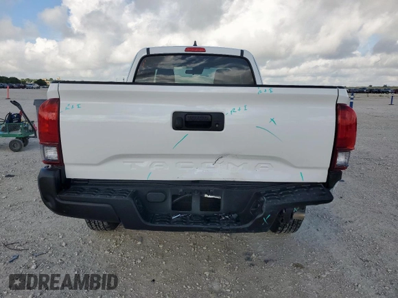 2023 Toyota Tacoma SR with VIN 3TYRX5GN3PT071058, listed as a Copart auction lot 62733165 with 28,441 mi miles and Salvage title. Bid and sale history available at DreamBid. Image 6.