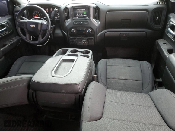2020 Chevrolet Silverado 1500 Work Truck with VIN 1GCRYAEF7LZ166356, listed as a Copart auction lot 54688635 with 57,733 mi miles and Salvage Title. Bid and sale history available at carsss.com. Image 8.